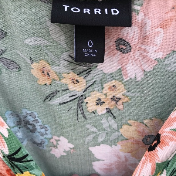 Torrid Floral Fit and Flare Dress - Picture 8 of 9
